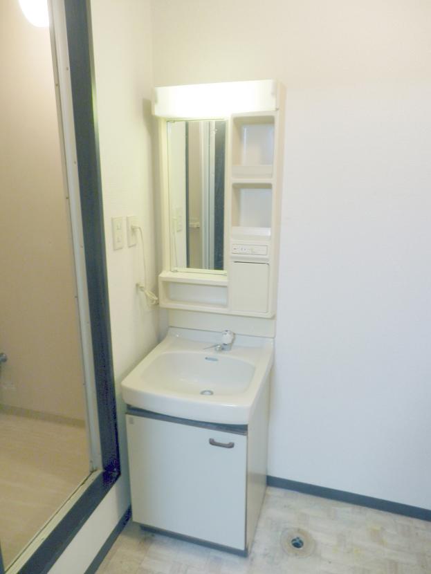 Washroom. Wash basin with dresser
