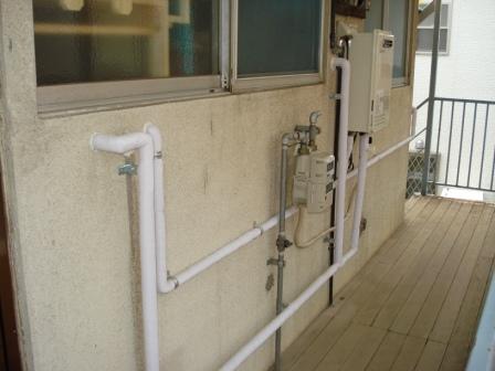 Balcony. Shared passage