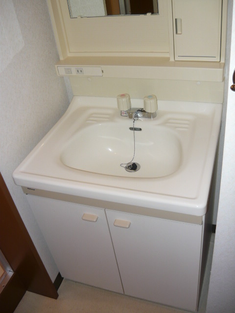 Washroom. Independent wash basin