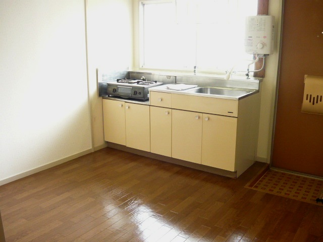 Kitchen. Gas stove installation-friendly kitchen is also available ventilation good window.