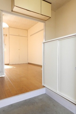 Entrance. Shoe box