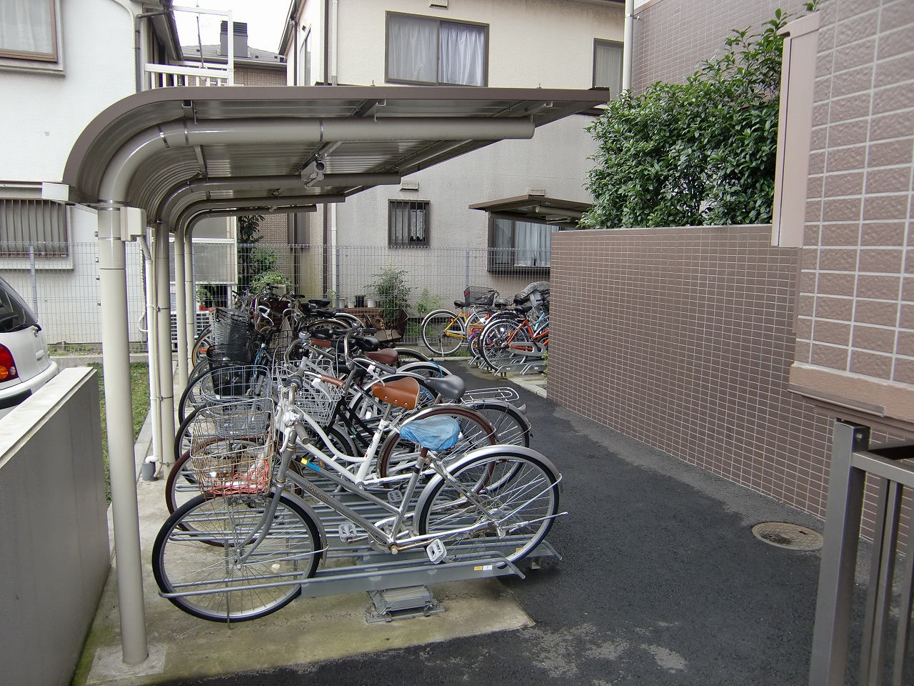 Other common areas. Residents-only parking lot