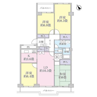 Floor plan. Southwest-facing 3 rooms. Day is good.