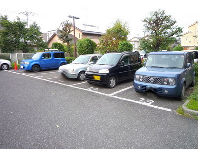 Parking lot. On-site parking
