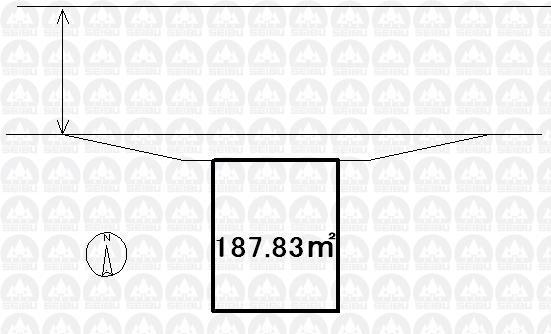 Compartment figure. Land price 25 million yen, Land area 187.83 sq m compartment view