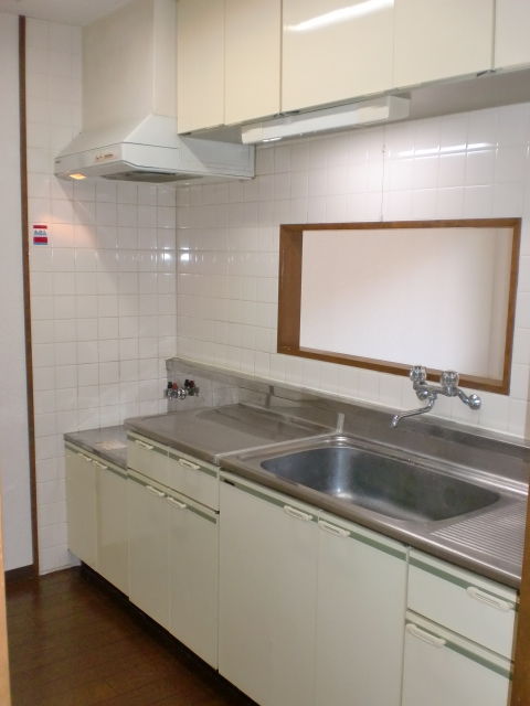 Kitchen. Easy-to-use face-to-face kitchen