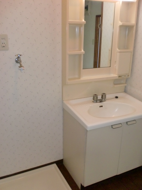 Washroom. Independent wash basin