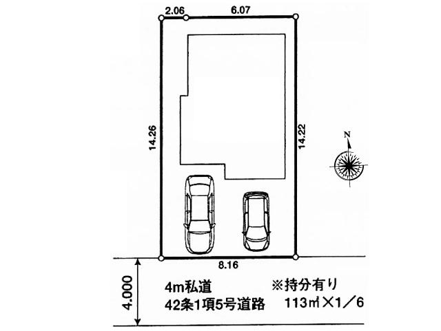 Compartment figure. 34,800,000 yen, 4LDK, Land area 115.78 sq m , Building area 92.32 sq m compartment view