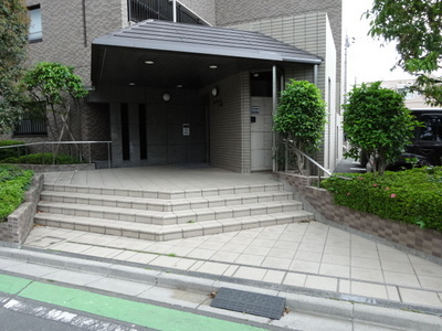 Building appearance. Entrance is the part