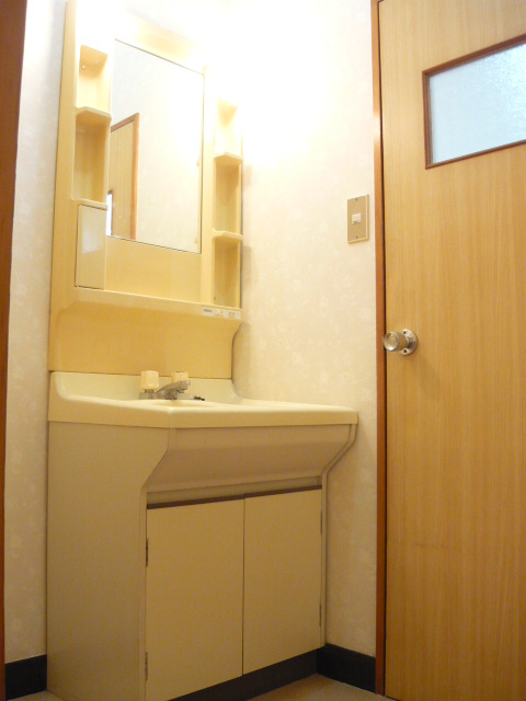 Washroom. Independent wash basin. Convenient structure there is also a small storeroom field