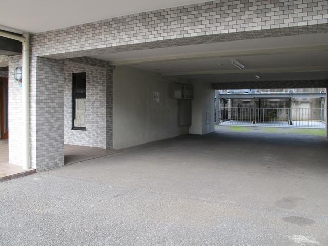 Parking lot. Common areas