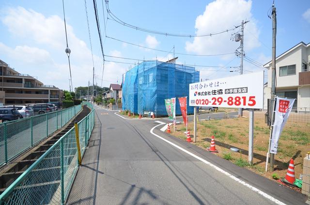 Local land photo. All 10 development subdivision of compartment. It became the final 1 compartment. Subdivision south road opposite is has become a waterway, It is open-minded location. (2013 August 23 shooting)