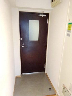Entrance. Door with a sense of weight