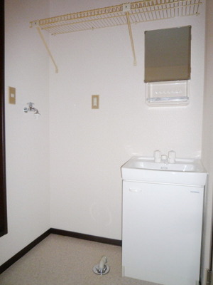 Washroom. Independent wash basin