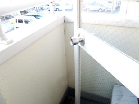 Balcony. With clothes hook