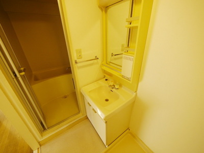 Washroom. Independent wash basin
