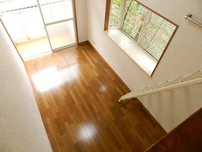 Living and room. From loft