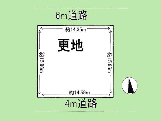 Compartment figure. Land price 25,800,000 yen, Land area 234.12 sq m