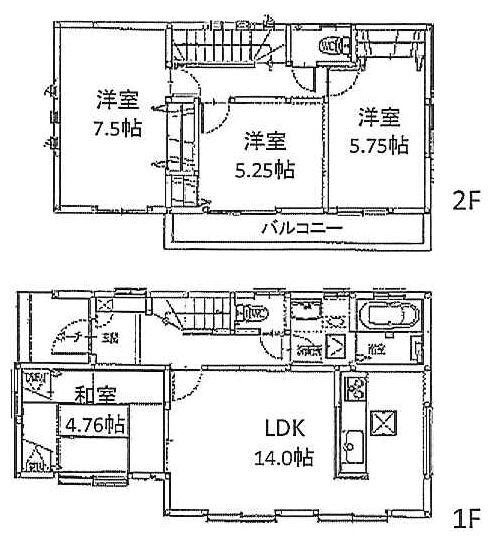 Other building plan example. Building plan example (A No. land) Building Price 12,690,000 yen, Building area 89.23 sq m