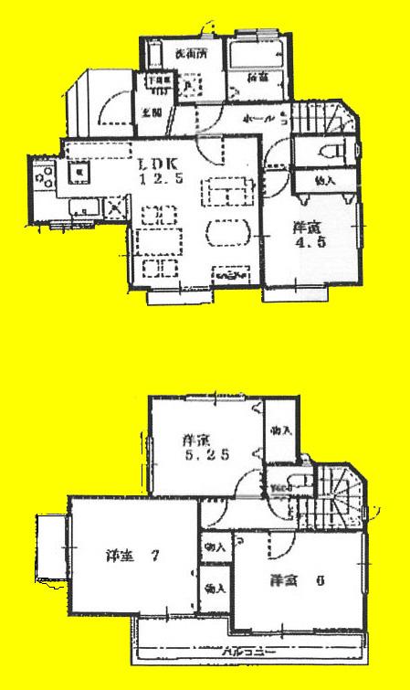 Floor plan. (1), Price 34,800,000 yen, 4LDK, Land area 92.19 sq m , Building area 85.49 sq m