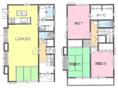 Floor plan. 34,800,000 yen, 3LDK, Land area 109.5 sq m , Building area 95.22 sq m floor plan