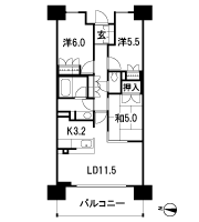 Floor: 3LDK, occupied area: 70.18 sq m