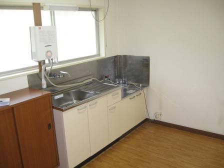 Kitchen. It will be immediately warm hot water because it is instant water heater