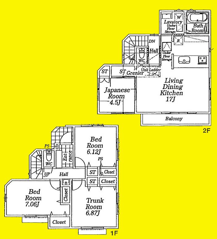 Floor plan. (1), Price 31,800,000 yen, 4LDK, Land area 100.05 sq m , Building area 96.18 sq m