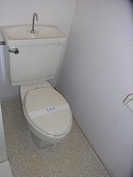 Toilet. It is clear of toilet