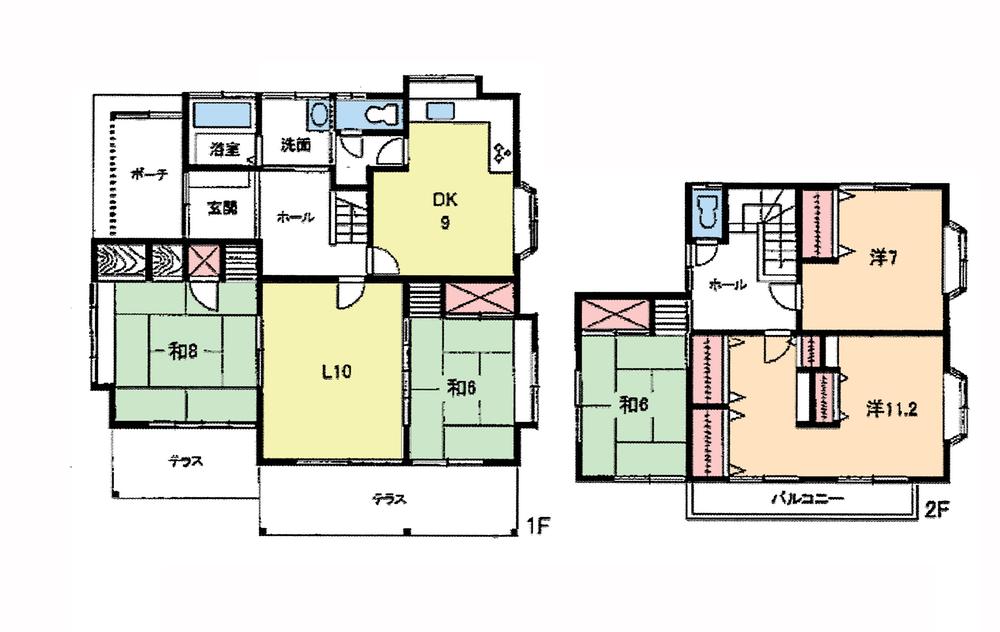 Floor plan. 22,800,000 yen, 5LDK, Land area 290.62 sq m , Building area 142.81 sq m floor plan