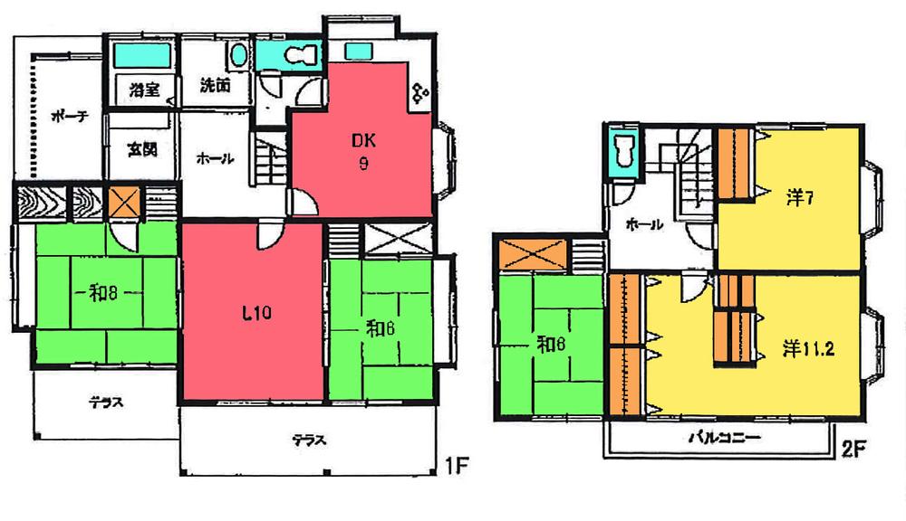 Floor plan. 22,800,000 yen, 5LDK, Land area 290.62 sq m , Building area 142.81 sq m