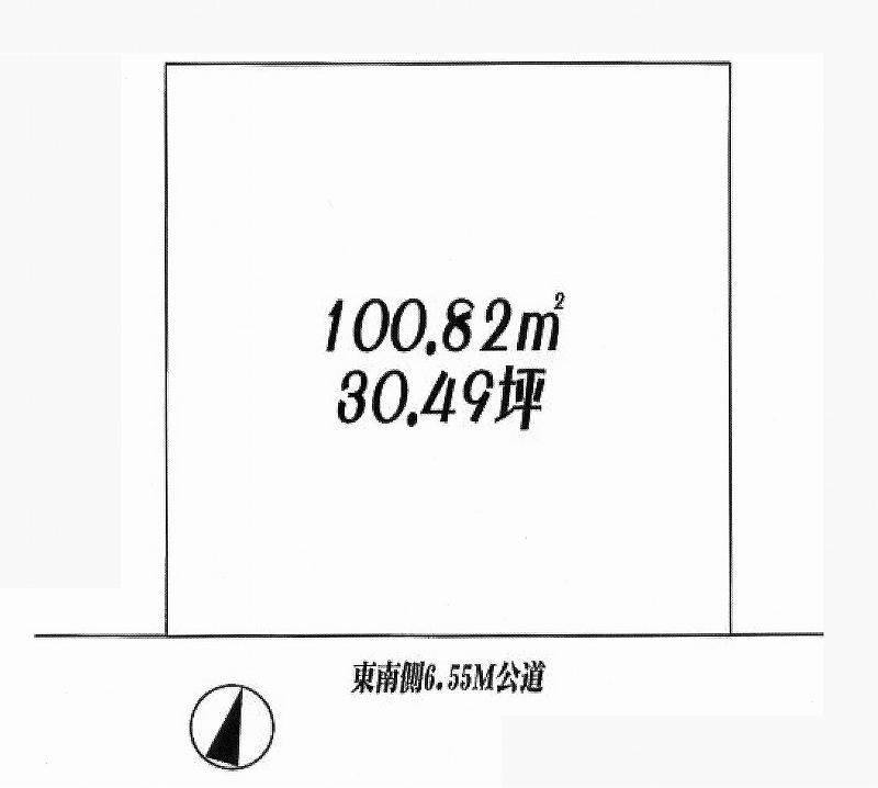Compartment figure. Land price 16 million yen, Land area 100.82 sq m