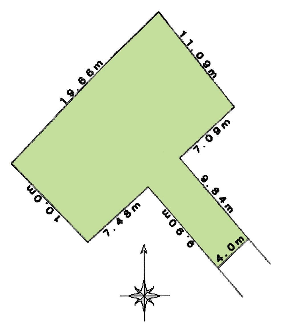 Compartment figure. Land price 16.8 million yen, Land area 243.47 sq m compartment view