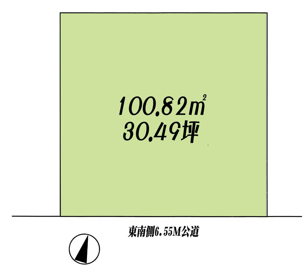 Compartment figure. Land price 16 million yen, Land area 100.82 sq m compartment view
