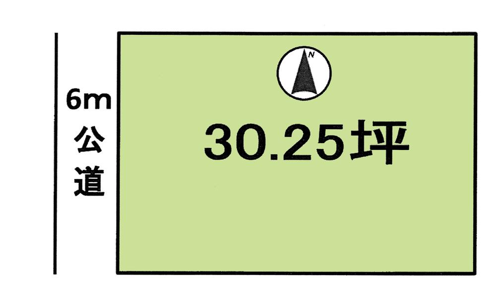 Compartment figure. Land price 7.5 million yen, Land area 100.02 sq m compartment view