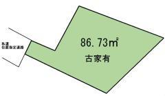Compartment figure. Land price 5 million yen, Land area 86.73 sq m compartment view