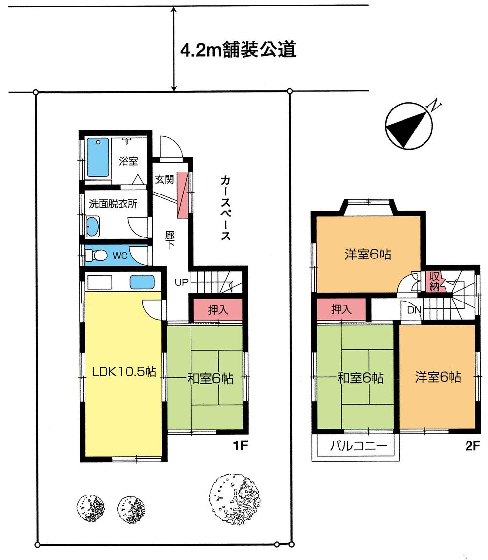 Floor plan. 11 million yen, 4LDK, Land area 100.09 sq m , Building area 80.31 sq m floor plan