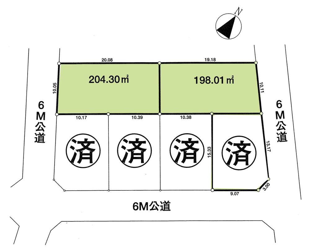 Compartment figure. Land price 26.5 million yen, Land area 198.01 sq m