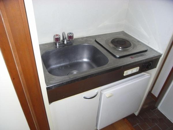 Kitchen. It comes with an electric stove