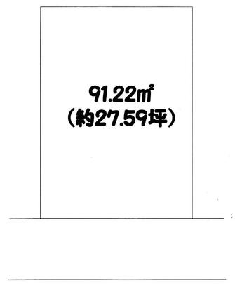 Compartment figure. Land price 13 million yen, Land area 91.22 sq m