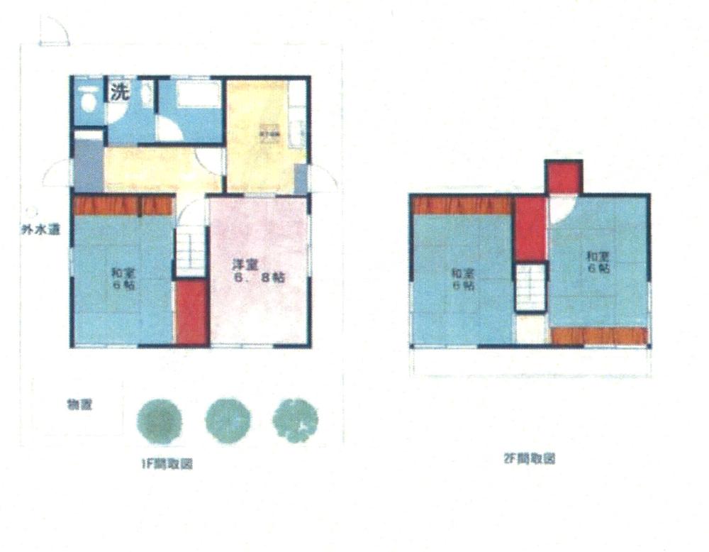 Floor plan. 8.8 million yen, 4K, Land area 89.75 sq m , Building area 69.4 sq m floor plan