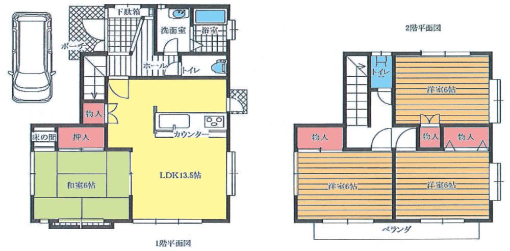 Floor plan. 21,800,000 yen, 4LDK, Land area 103.04 sq m , Building area 91.08 sq m floor plan