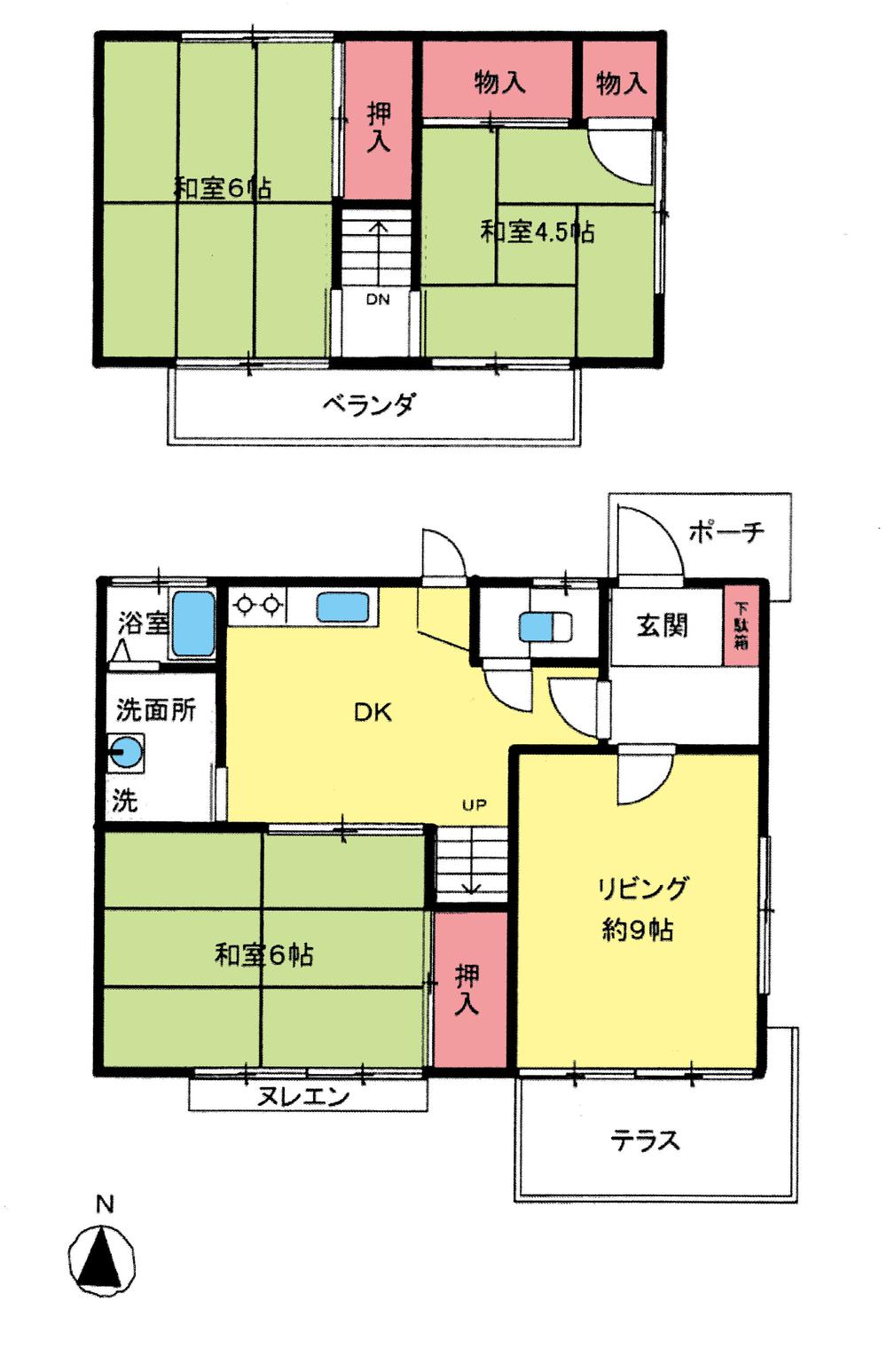 Floor plan. 10 million yen, 3LDK, Land area 99.27 sq m , Building area 62.7 sq m floor plan