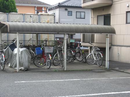 Parking lot. bike ・ bicycle. Also equipped with a large parking lot