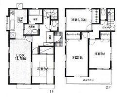 Floor plan. 16 million yen, 4LDK, Land area 100.45 sq m , Building area 94.39 sq m
