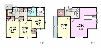 Floor plan. (4 Building), Price 40,800,000 yen, 4LDK, Land area 100.1 sq m , Building area 94.36 sq m
