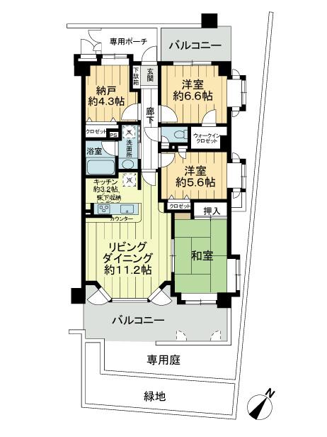 Floor plan. 3LDK + S (storeroom), Price 25,900,000 yen, Occupied area 79.39 sq m , Balcony area 20.47 sq m