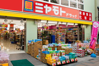 Dorakkusutoa. Miyamoto drag Wako store 546m to (drugstore)