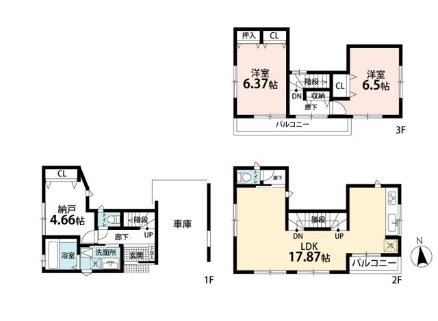 Floor plan. (11 Building), Price 42,800,000 yen, 2LDK+S, Land area 60.04 sq m , Building area 99.92 sq m