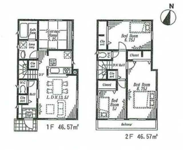 Floor plan. (11 Building), Price 36,800,000 yen, 3LDK+S, Land area 101.9 sq m , Building area 93.14 sq m